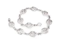 WINDALF Keltische Damen Armkette BRANWEN 19.5 cm Freundschafts Armband Silber - Windalf.de