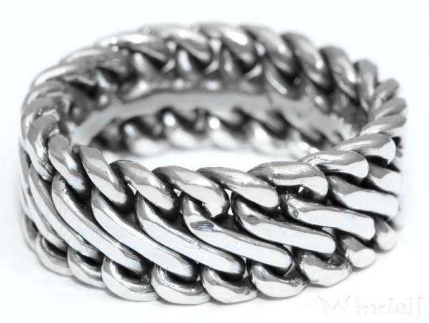 Windalf Wikinger Ring Ragnar 9 Mm Bandring Handgearbeitet Aus Silber Viking Ringe Nach Vorbild Unserer Ahnen Windalf