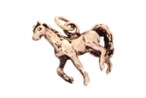 WINDALF Schmuck Anhänger LINA 1.7 cm Kleines Glücks Pferd Amulett Bronze - Windalf.de