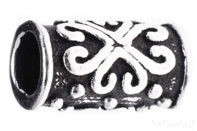 WINDALF Celtic Haar& Bartschmuck ZARA 9 mm Mittelalter-Schmuck  Silber - Windalf.de