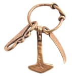 WINDALF Schmuck Anh&auml;nger ARNE 4.8 cm Wikinger Kult Vintage Bronze - Windalf.de