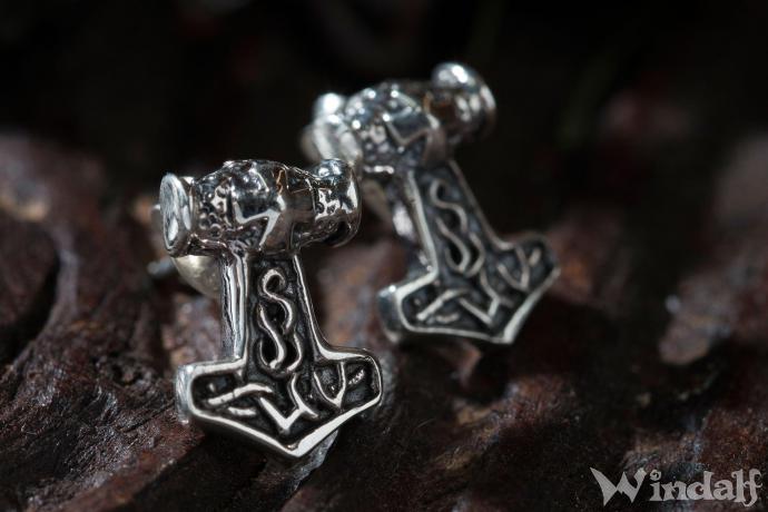 Windalf Thorshammer Anhänger - Wikinger Schmuck In Bronze, 4,6cm