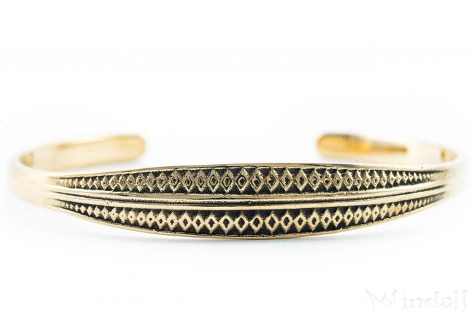 WINDALF Vikings Armreif KYLAN Ø 5.9 cm Wikinger-Armschmuck Vintage Bronze WINDALF Vikings Armreif KYLAN Ø 5.9 cm Wikinger-Armschmuck Vintage Bronze - Windalf.de