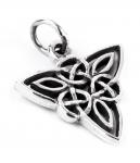WINDALF Kelten Schmuck Anhänger TAMINA 2.3 cm Keltischer Liebesknoten Silber - Windalf.de