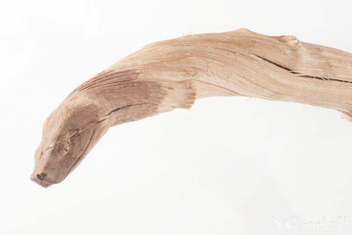 WINDALF Lange Garten Deko Schlange MACA 265 cm Unikat Handarbeit aus Holz - Windalf.de