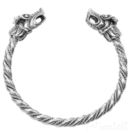 WINDALF Wikinger Damen Armreif ROYA Ø 5.5 cm Vikings Schmuck Handarbeit Silber WINDALF Wikinger Damen Armreif ROYA Ø 5.5 cm Vikings Schmuck Handarbeit Silber - Windalf.de