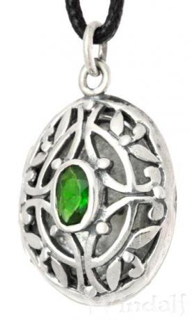 WINDALF Elfen Anhänger SINA 2.8 cm Mittelalter Foto Medaillon Grüner SmaragdInneres Fach Silber WINDALF Elfen Anhänger SINA 2.8 cm Mittelalter Foto Medaillon Grüner SmaragdInneres Fach Silber - Windalf.de