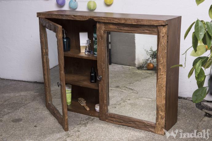 Hobbit Alibert Schrank ~ ALVIN ~ Länge: 95 cm - Bad Spiegelschrank