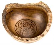 WINDALF Kleine Schale AYLEEN 15 cm Keltische Knoten Handarbeit aus Wurzelholz WINDALF Kleine Schale AYLEEN 15 cm Keltische Knoten Handarbeit aus Wurzelholz - Windalf.de