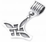 WINDALF Schmuck Anhänger THORALF 2.8 cm Vikings Thorshammer Silber - Windalf.de