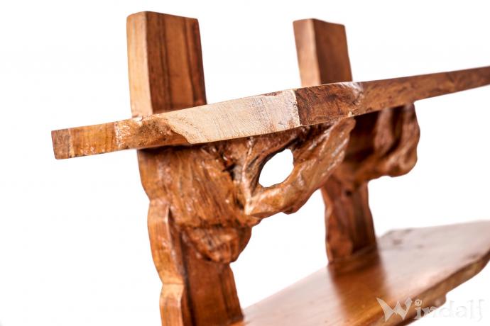 Hobbit Regal ~ DURIN ~ h: 51 cm - 3 Ablagen - Rustikales Wandregal