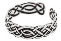 WINDALF Wikinger Fußring KELTY 4 mm Keltische Knoten Midi Ring Antik Silber WINDALF Wikinger Fußring KELTY 4 mm Keltische Knoten Midi Ring Antik Silber - Windalf.de