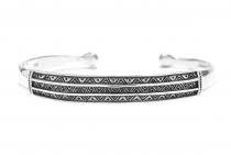 WINDALF Wikinger-Armreif DAGAN Ø 6 cm Wikinger-Schmuck Silber WINDALF Wikinger-Armreif DAGAN Ø 6 cm Wikinger-Schmuck Silber - Windalf.de