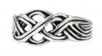 WINDALF Celtic Zehenring BRANA 7 mm Keltisches Knotenmuster Midi-Ring Silber WINDALF Celtic Zehenring BRANA 7 mm Keltisches Knotenmuster Midi-Ring Silber - Windalf.de