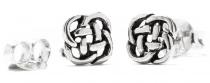 WINDALF Celtic Ohrstecker LARA Ø 5 mm Keltische Knoten Vintage Silber WINDALF Celtic Ohrstecker LARA Ø 5 mm Keltische Knoten Vintage Silber - Windalf.de