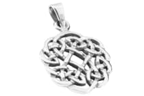 WINDALF Celtic Art Schmuck Anhänger NALINA 3.3 cm Keltischer Knoten Silber - Windalf.de