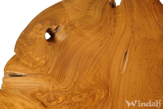 Rustikaler Couchtisch ~ SELINA ~ H: 55 cm L: 87 cm - Gartentisch