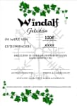 WINDALF Windalf GESCHENKGUTSCHEIN im Wert von € 100 - Windalf.de