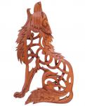 WINDALF Wikinger Wolf Holzbild FENRIS 35 cm Vikings Wandrelief Links schauend Handarbeit Holz WINDALF Wikinger Wolf Holzbild FENRIS 35 cm Vikings Wandrelief Links schauend Handarbeit Holz - Windalf.de