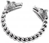 WINDALF Vikings Frauen Armreif STARK Ø 5.6 cm Wikinger Armschmuck  Handarbeit Silber WINDALF Vikings Frauen Armreif STARK Ø 5.6 cm Wikinger Armschmuck  Handarbeit Silber - Windalf.de