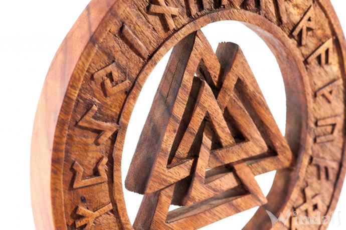 Ciondolo Bussola Vichinga Runen Wikinger Asatru - Gioiello Con Simbolo Norreno, Design Unico - 3