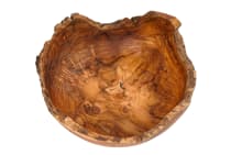 WINDALF Große Urige Obstschale BELLINA Ø 30 cm Naturschale Handarbeit Wurzel-Holz - Windalf.de