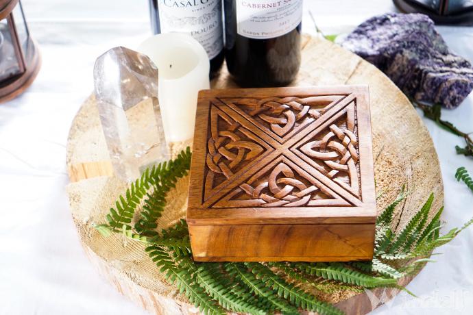 WINDALF Celtic Irisches Schmuckkästchen BRIGANTIA 15 cm