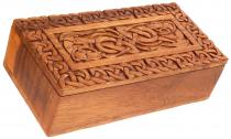 WINDALF Celtic Schatzkästchen CARIN 20 cm Schmuckschatulle Keltische Knoten Handarbeit aus Holz WINDALF Celtic Schatzkästchen CARIN 20 cm Schmuckschatulle Keltische Knoten Handarbeit aus Holz - Windalf.de