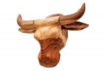 WINDALF Rustikale Stier Figur URI 50 cm Krafttier Wand-Trophäe Stierkopf Handarbeit Soar-Holz WINDALF Rustikale Stier Figur URI 50 cm Krafttier Wand-Trophäe Stierkopf Handarbeit Soar-Holz - Windalf.de