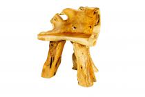 WINDALF Natur Teak-Sessel AERIN 70 cm Rustikale Holzbank Unikat Handarbeit aus Wurzelholz WINDALF Natur Teak-Sessel AERIN 70 cm Rustikale Holzbank Unikat Handarbeit aus Wurzelholz - Windalf.de