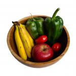 WINDALF Große Natur Teakholzschale SANJA Ø 20 cm Robuste Salatschale & Obstschale Handarbeit aus Teakholz WINDALF Große Natur Teakholzschale SANJA Ø 20 cm Robuste Salatschale & Obstschale Handarbeit aus Teakholz - Windalf.de