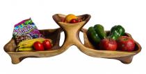 WINDALF Rustikale Teakholzschale RIANE 50 cm Geschenkkorb Früchte & Obst Snackbar  Handarbeit aus Teakholz WINDALF Rustikale Teakholzschale RIANE 50 cm Geschenkkorb Früchte & Obst Snackbar  Handarbeit aus Teakholz - Windalf.de