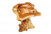 WINDALF Rustikaler Küchen-Stuhl mit Delfin ODON WINWOOD 75 cm Natur Holzstuhl Armsessel Handarbeit aus Wurzelholz WINDALF Rustikaler Küchen-Stuhl mit Delfin ODON WINWOOD 75 cm Natur Holzstuhl Armsessel Handarbeit aus Wurzelholz - Windalf.de