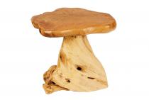 WINDALF Natur Beistelltisch MALVA 56 cm Teak Abstelltisch Handarbeit aus Wurzelholz WINDALF Natur Beistelltisch MALVA 56 cm Teak Abstelltisch Handarbeit aus Wurzelholz - Windalf.de