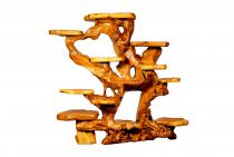 WINDALF Riesige Blumenbank AMAR 151 cm 12 Ablagen Natur Holzregal Raumteiler Handarbeit Wurzelholz WINDALF Riesige Blumenbank AMAR 151 cm 12 Ablagen Natur Holzregal Raumteiler Handarbeit Wurzelholz - Windalf.de