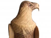 WINDALF Großer Adler ARAZ 80 cm Krafttier Adler Holzfigur Handarbeit Holz WINDALF Großer Adler ARAZ 80 cm Krafttier Adler Holzfigur Handarbeit Holz - Windalf.de