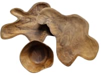 3er Schalen Set ~ SPOT ~ Holzdeko - 2. Wahl Artikel - Handarbeit aus Holz - Windalf.de