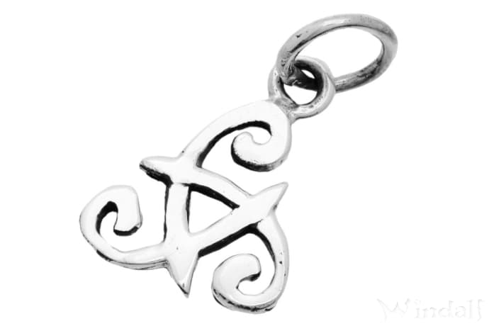 WINDALF Celtic Art Damen Schmuck Anhänger ALICIA 2 cm Kleine Triskele Silber - Windalf.de