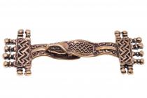 WINDALF Wikinger Gewandschmuck AUDUN 10.2 cm Dragons Mittelalter-Schmuck Vintage Bronze WINDALF Wikinger Gewandschmuck AUDUN 10.2 cm Dragons Mittelalter-Schmuck Vintage Bronze - Windalf.de