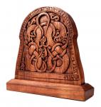 WINDALF Wikinger Deko RAGNOR Vikings 35 cm Viking Bildstein Handarbeit aus Holz WINDALF Wikinger Deko RAGNOR Vikings 35 cm Viking Bildstein Handarbeit aus Holz - Windalf.de